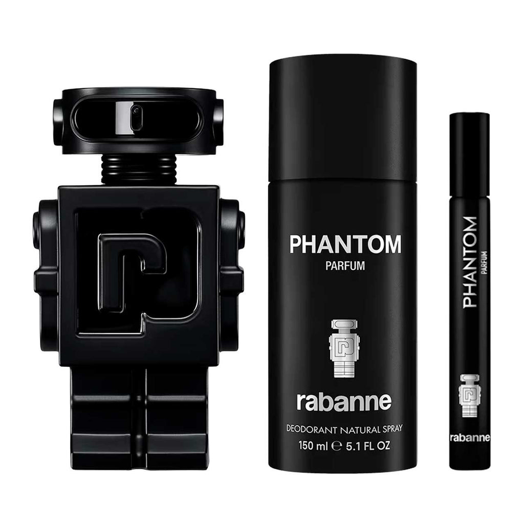 Rabanne
Phantom Parfum Navidad SET 3 Piezas Hombre EDP 100ml + Desodorante 150ml + Miniatura 10ml