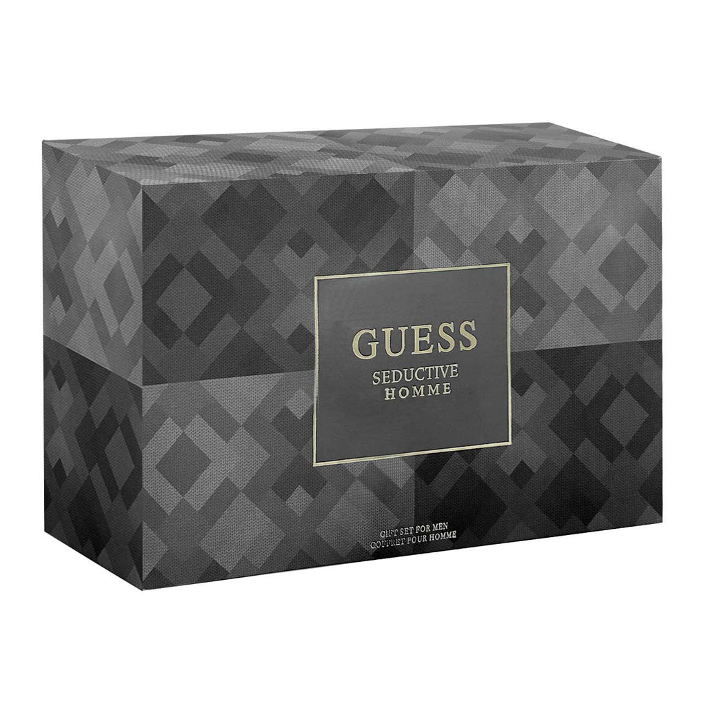 Guess Seductive SET 4 Piezas Hombre EDT 100ml + Desodorante 226ml + Gel de Ducha 100ml + Bolsa de Viaje