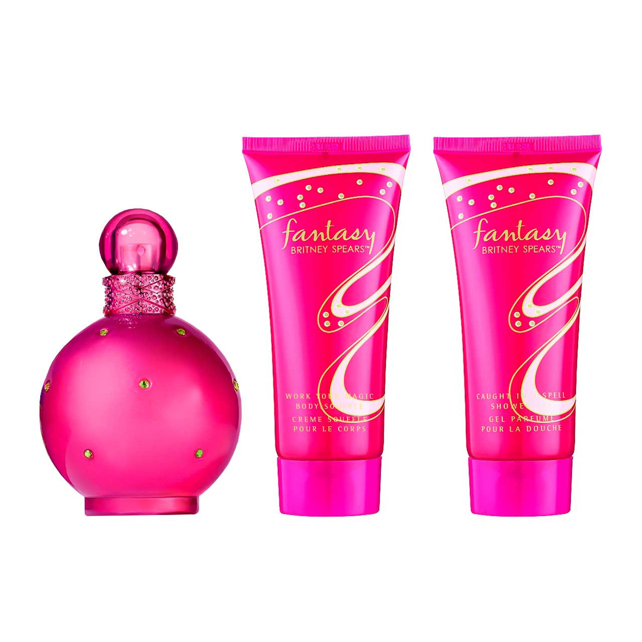 Britney Spears
Fantasy by Britney Spears SET 3 Piezas Dama EDP 100ml + Crema Corporal 100ml + Gel de Ducha 100ml