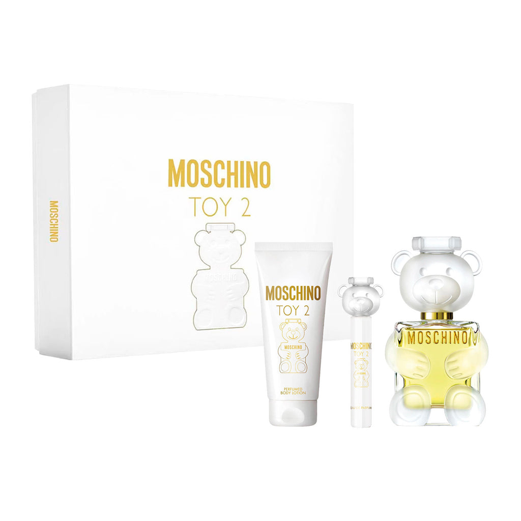 Moschino
Moschino Toy 2 SET 3 Piezas Dama EDP 100ml + Locion Corporal 100ml + Miniatura 10ml
