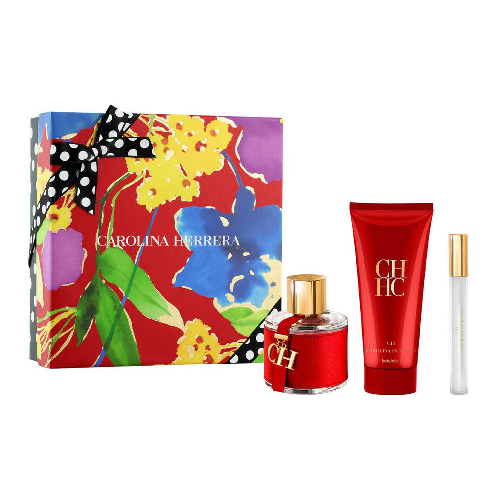 Carolina Herrera
CH SET 3 Piezas Dama EDT 100ml + Locion Corporal 100ml + Miniatura 10ml